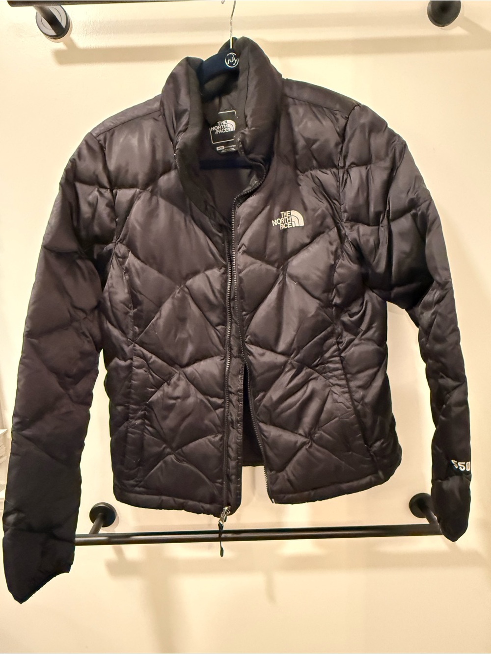 The North Face Women’s Black Quilted Aconcagua 550 Down Jacket size M